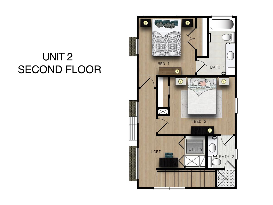 Unit B Second Floor